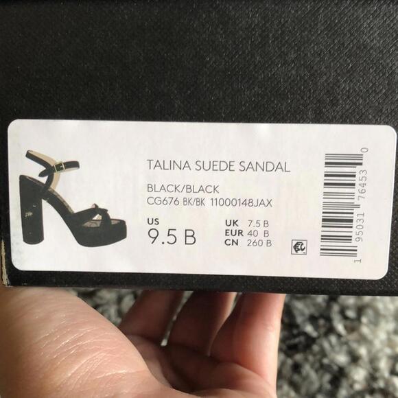 NWT COACH Talina Suede Sandal - Picture 7 of 9